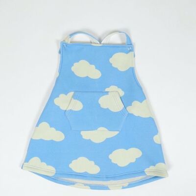 Apron Dress - Clouds