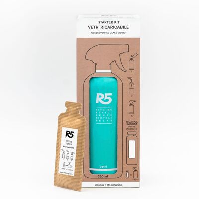 R5 Vetri Kit – nachfüllbare Flasche + 1 Nachfüllung – 750 ml