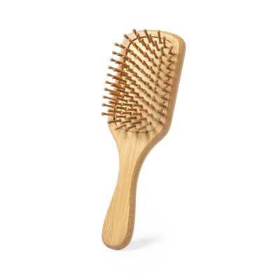 Cepillo de pelo de bambú pulido