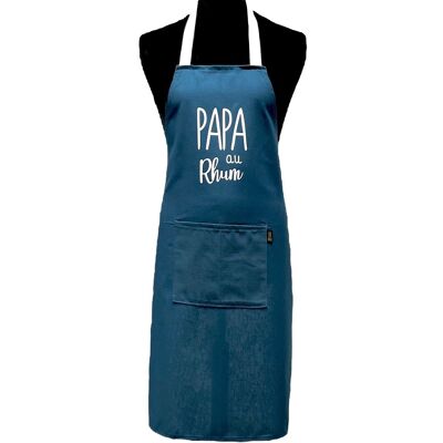 Apron, "Papa au rhum" plain Gallic