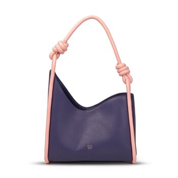 Exs-25544 Celeste hobo Sac porté épaule En pu recyclé purple/pink 1