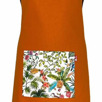 Apron to personalize, "Orange"