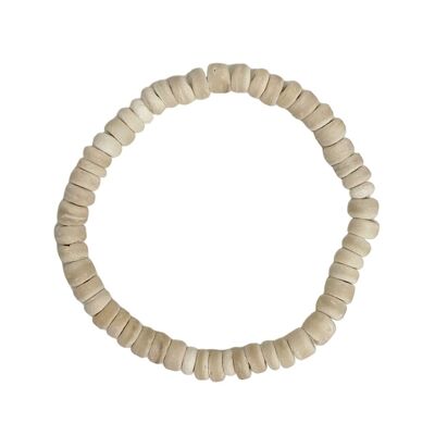 Coconut bracelet white