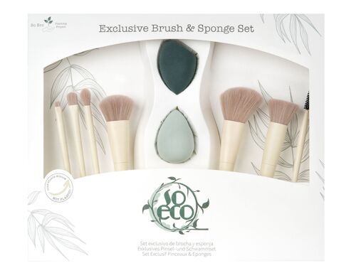 So Eco Exclusive Brush & Sponge Set