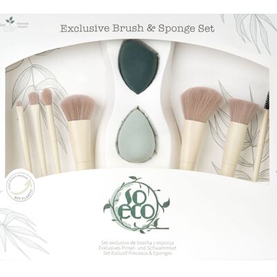 So Eco Exclusive Brush & Sponge Set