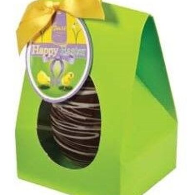Uovo di Pasqua al cioccolato fondente in scatola da 100 g di Hames