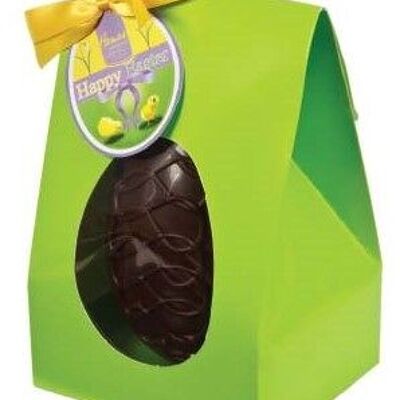 Uovo di Pasqua al cioccolato fondente in scatola Hames da 200 g