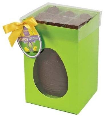 Uovo di Pasqua/Tartufi al cioccolato fondente in scatola da 305 g di Hames