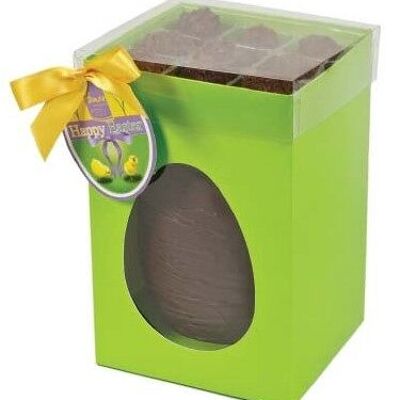 Uovo di Pasqua/Tartufi al cioccolato fondente in scatola da 305 g di Hames