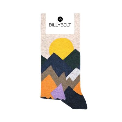 Gemusterte Socken aus gekämmter Baumwolle - Palccoyo