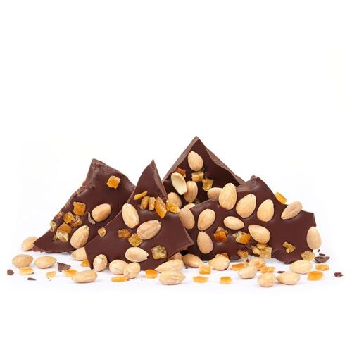 Plaque À Casser Chocolat 70% – Agrumes – 1kg