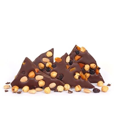 Plaque À Casser Chocolat 70% – Fruits Secs – 1kg