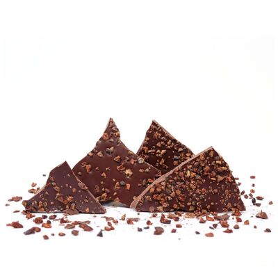 Chocolate Breaking Plate 70% – Caramelized Nibs – 1kg