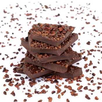 Plaque À Casser Chocolat 70% – Grué Caramélisé – 100g 2