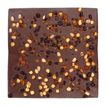 Plaque À Casser Chocolat 70% – Fruits Secs – 100g 1