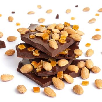 Plaque À Casser Chocolat 70% – Agrumes – 100g 2