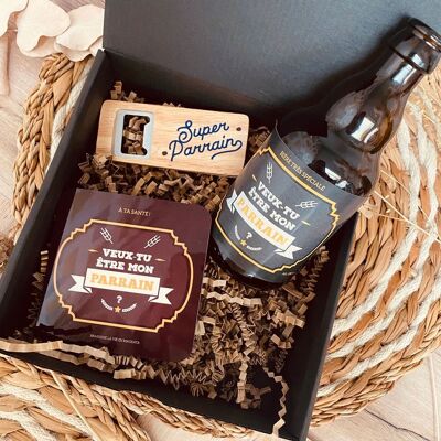 Gift box request for godfather - special beer