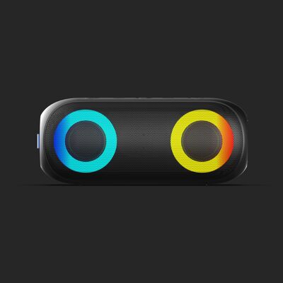Wireless outdoor speaker with RGB LED - Black - TOOGO L