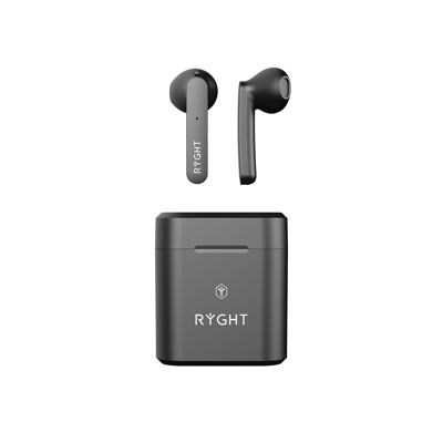 Semi-in-ear wireless earphones - Black - JAM