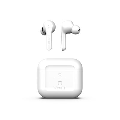 Wireless headphones with active noise reduction - White - Laeka