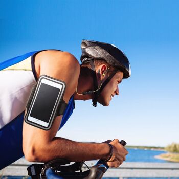 Brassard de sport avec poche pour téléphone et écouteurs - SPORT ARMBAND 3