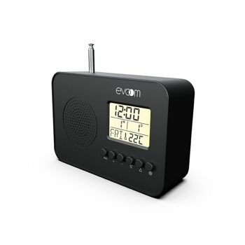 Radio réveil multifonction - Noir - LEKIO 1