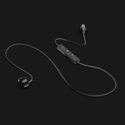 Semi-intra Bluetooth earphones - Black - Paro