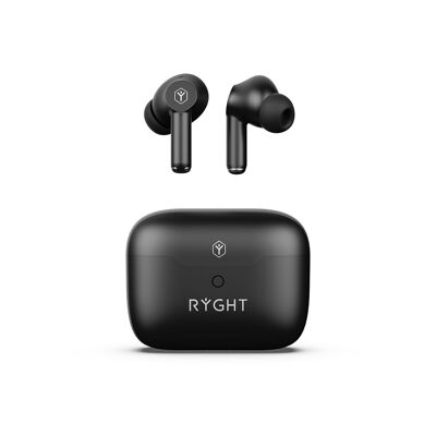 Wireless headphones with active noise reduction - Black - MEJI ANC
