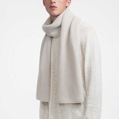 Slow beige scarf