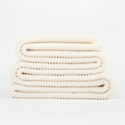 Natural white Slow scarf