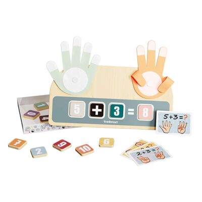 Giocattoli educativi con i numeri per l'apprendimento dei più piccoli - Giocattoli matematici per il conteggio delle dita, giocattoli didattici per l'educazione precoce per bambini dai 3 anni in su, giocattoli Montessori per i più piccoli