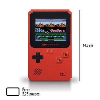 Mini Console Portable Retro avec 300 Jeux Vidéo Rétro 8 Bits et 8 Jeux Data East™ 2