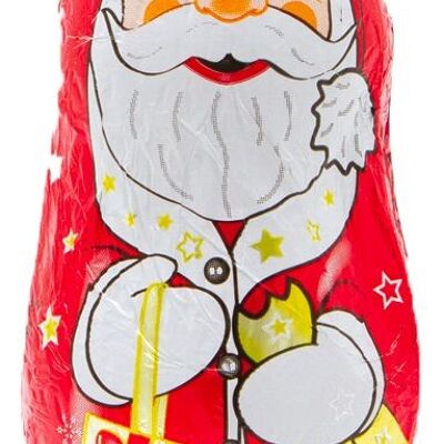 Babbo Natale in cioccolato al latte 28gr in alluminio x 48