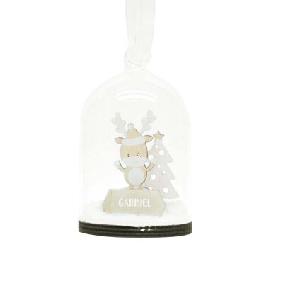 Personalized snow globe Gabriel