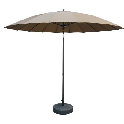 Garden umbrella with central pole diameter 2.7 metres. . 