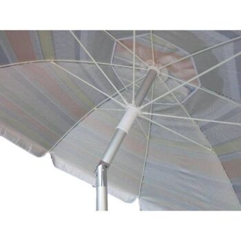 Parasol diamètre 200 cm en polyester.Poteau en aluminium 4