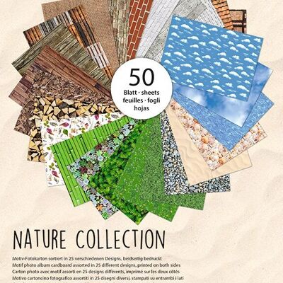 Cartoncino fotografico con motivo "Collezione Natura" 300 g/m²