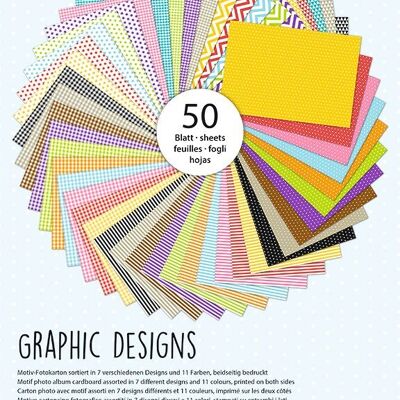 Motif photo cardboard "Graphic Designs" 300 g/m²