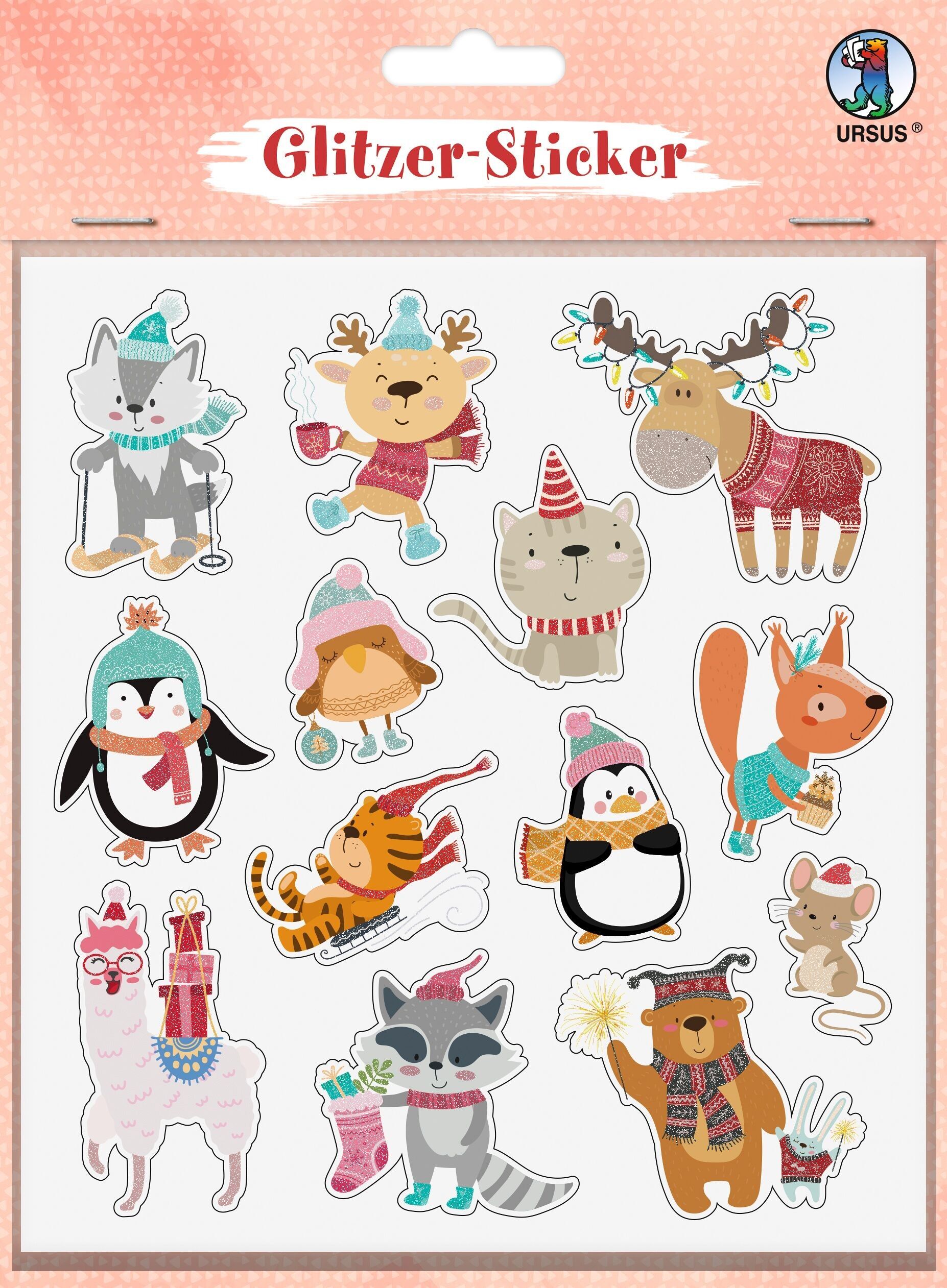 Adesivo glitterato "Natale"