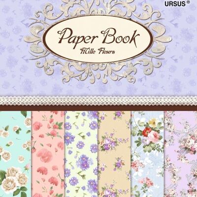 Livre papier "Mille fleurs"