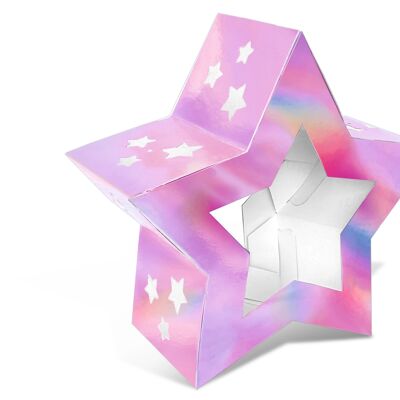 Piezas para farolillos "Twinkle Star", rosa