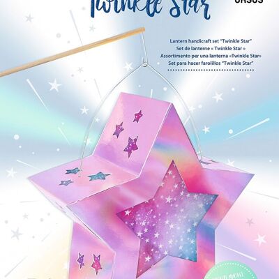 Kit de bricolage de lanternes "Twinkle Star", rose