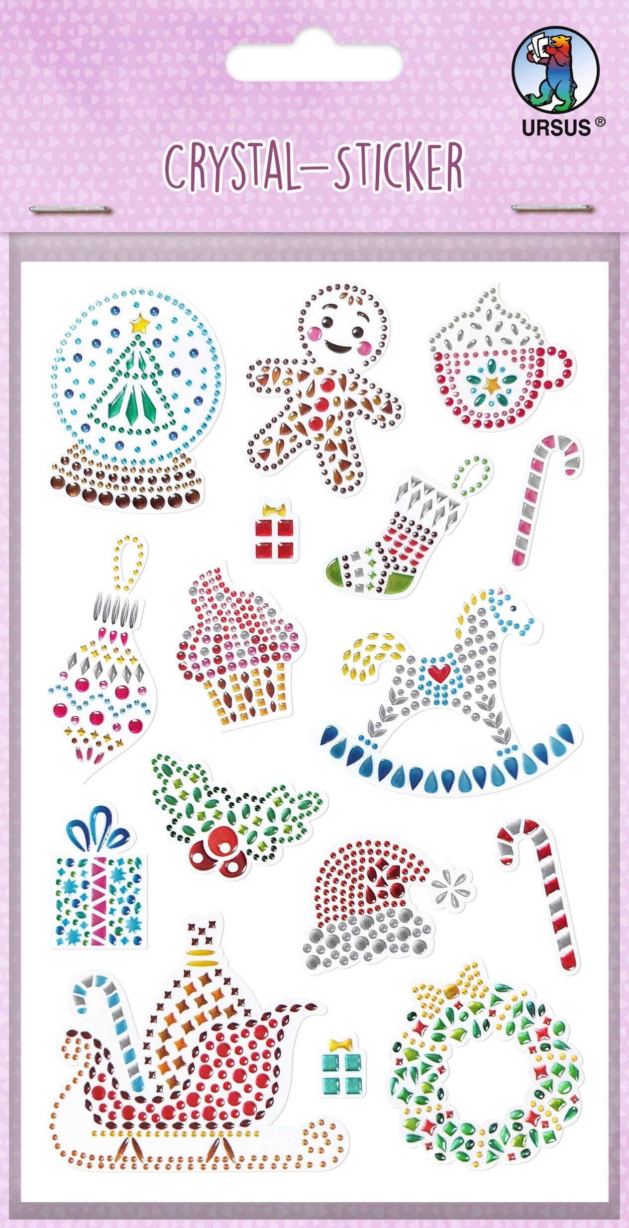 Adesivo in cristallo "Natale"