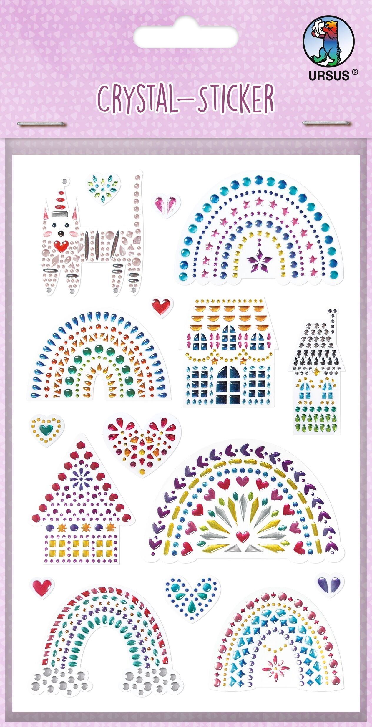 Adesivo in cristallo "Arcobaleno"