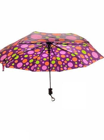 Mini parapluie automatique 54/8 en nylon pour femme 1
