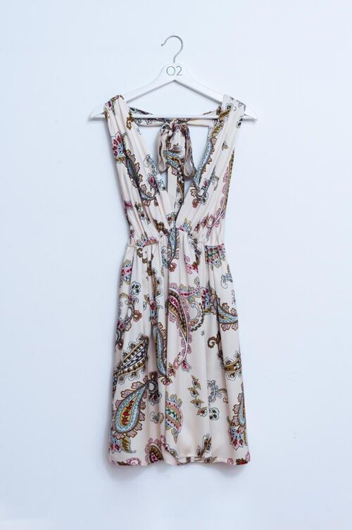 Mini sundress in paisley floral