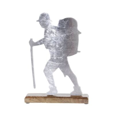 Alpinista in alluminio, 23 x 5 x 32 cm, argento, 802041