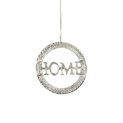 Appendino in alluminio Home, 15 x 1 x 15 cm, argento, 802362