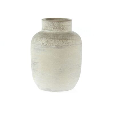 Ceramic floor vase Alicante, Ø 19 x 26 cm, brown, 815560