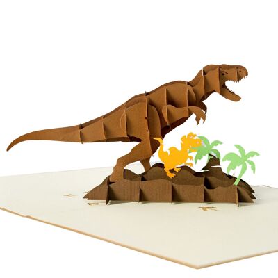 Carte Pop-Up Dinosaure